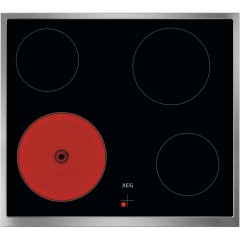 AEG TA64RA00XB 3000 Radiant Hob Κεραμική Εστία με Πλαίσιο μη Αυτόνομη 51.6x57.6εκ. AEG TA64RA00XB 3000 Radiant Hob Κεραμική Εστία με Πλαίσιο μη Αυτόνομη 51.6x57.6εκ.